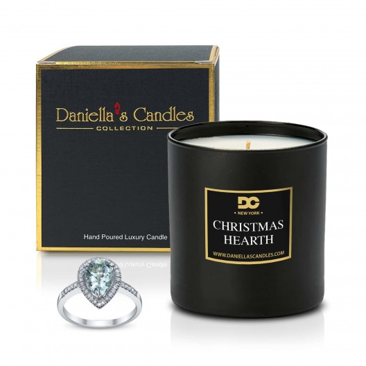 Christmas Hearth Jewelry Candle