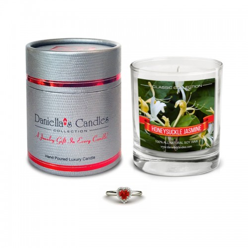 Honeysuckle Jasmine Jewelry Candle Classic Collection Daniella's
