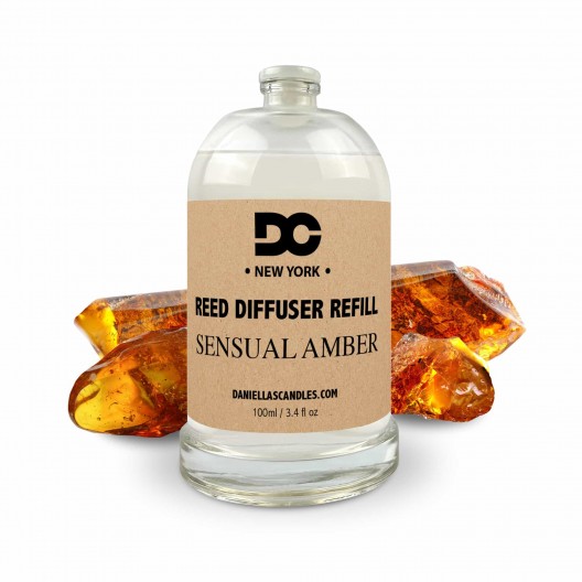 Sensual Amber Reed Diffuser Refill Oil 3.4oz/100mL