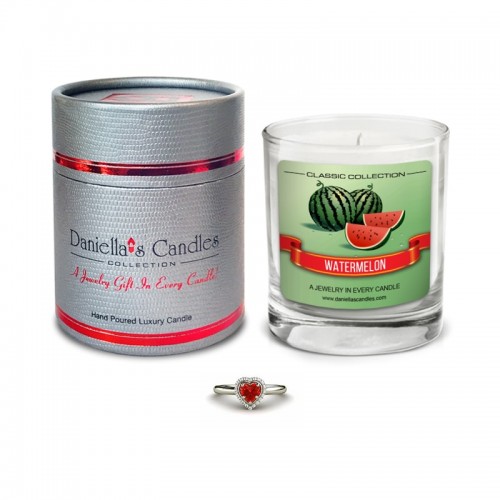 Watermelon Jewelry Candle Classic Collection Daniella's Candles