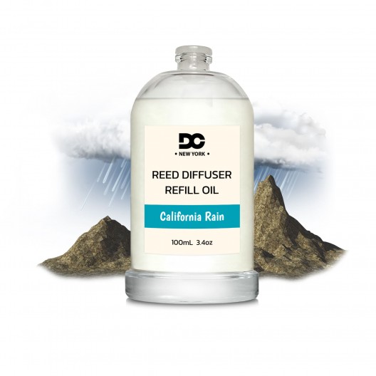 California Rain Reed Diffuser Refill Oil 3.4oz/100mL