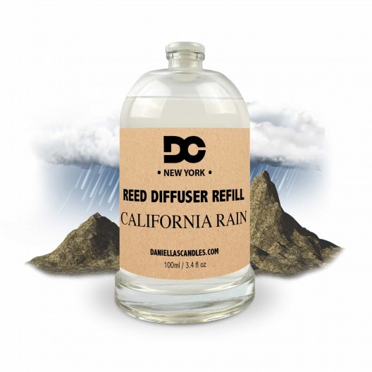 California Rain Reed Diffuser Refill Oil 3.4oz/100mL