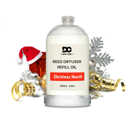 Christmas Hearth Reed Diffuser Refill Oil 3.4oz/100mL