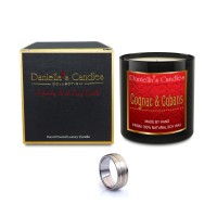 Cognac & Cubans Men's Jewelry Candle Cognac & Cubans Men's Jewelry Candle