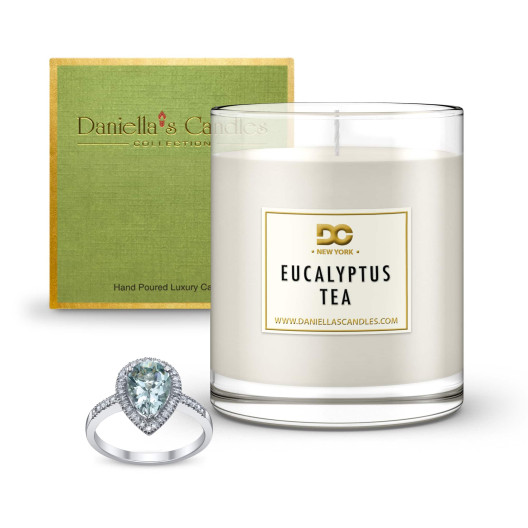 Eucalyptus Tea Stress Relief Jewelry Candle