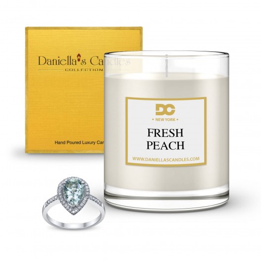 Peach Jewelry Candle