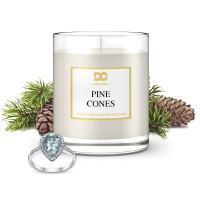 Pine Cones Jewelry Candle
