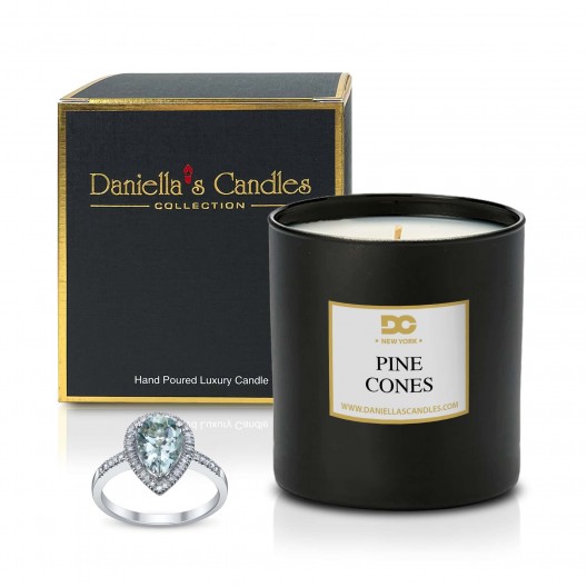 Pine Cones Jewelry Candle