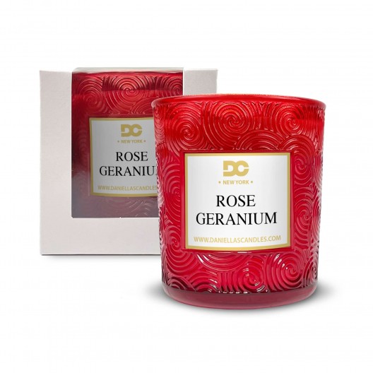 Rose Geranium Classy Candle