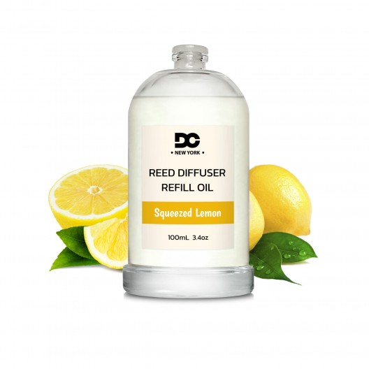 Squeezed Lemon Reed Diffuser Refill Oil 3.4oz/100mL