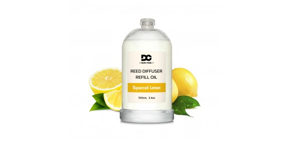 Squeezed Lemon Reed Diffuser Refill Oil | Daniella's Candles
