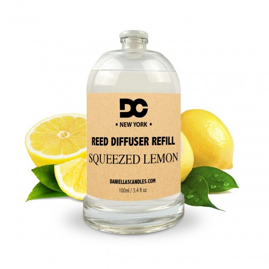 Squeezed Lemon Reed Diffuser Refill Oil 3.4oz/100mL