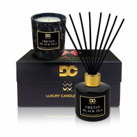Tibetan Black Tea Candle and Diffuser Gift Set Tibetan Black Tea Candle and Diffuser Gift Set